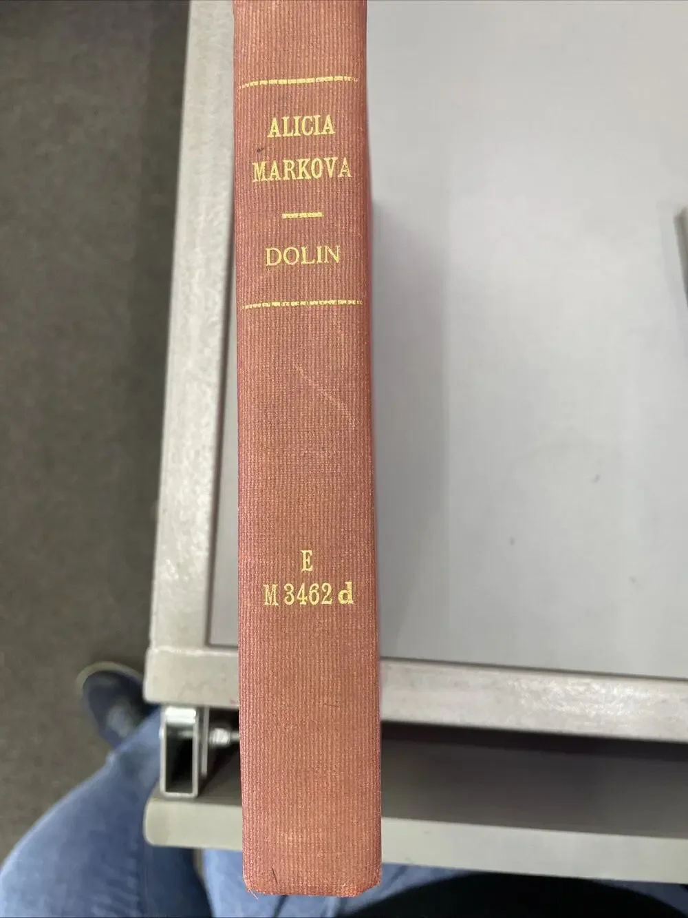 1953 First Edition ALICIA MARKOVA by Anton Dolin HC Illustrated Ex Library